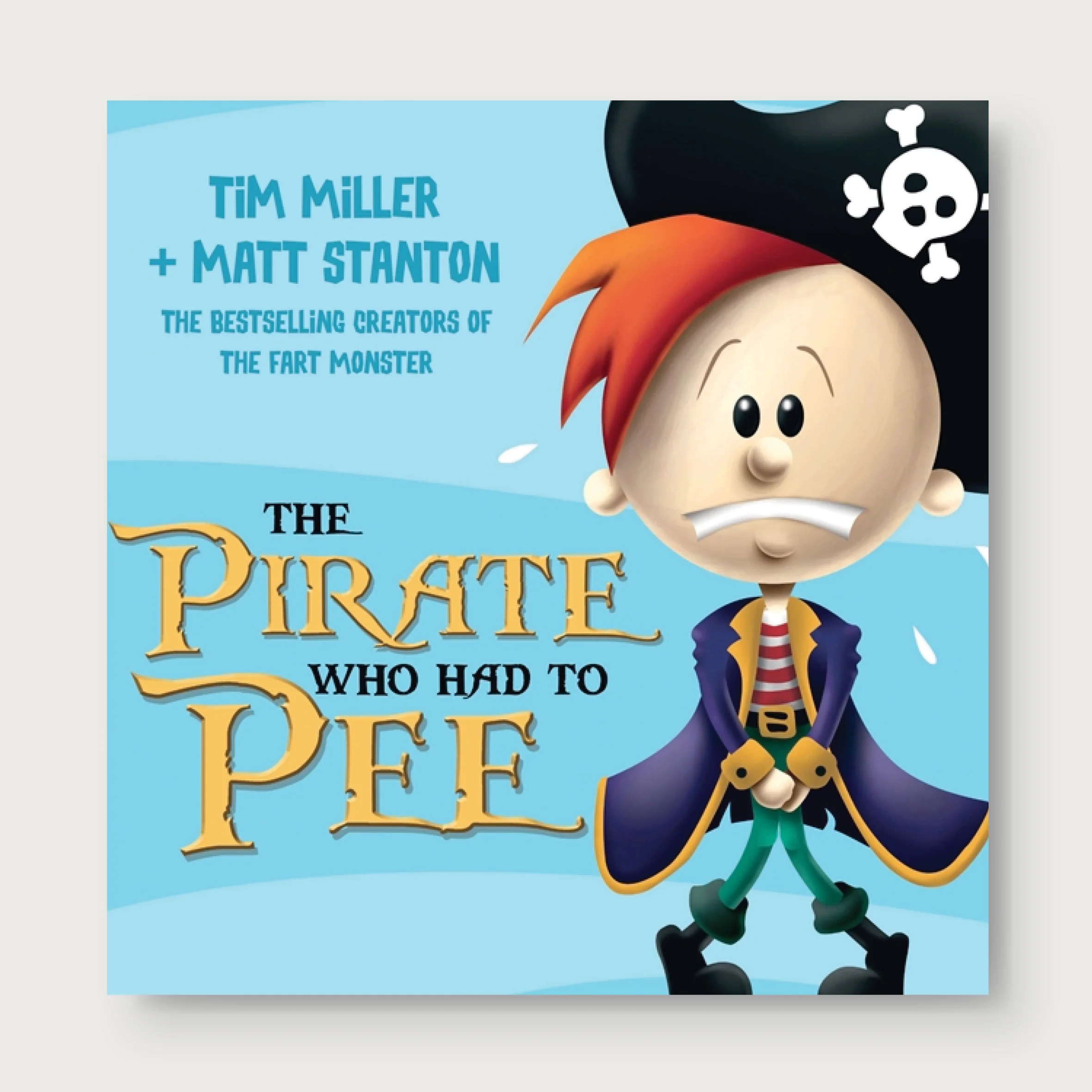 From the bestselling authors of There Is a Monster Under My Bed Who Farts! Pirate Pete had to pee as he sailed across the ocean... The toilet's broken onboard Captain Bones' ship and Pirate Pete needs to pee! It's a race back to town across a vast amount of water. With the constant splashing, dripping and swirling, will Pete be able to hold on? Ages: 2+