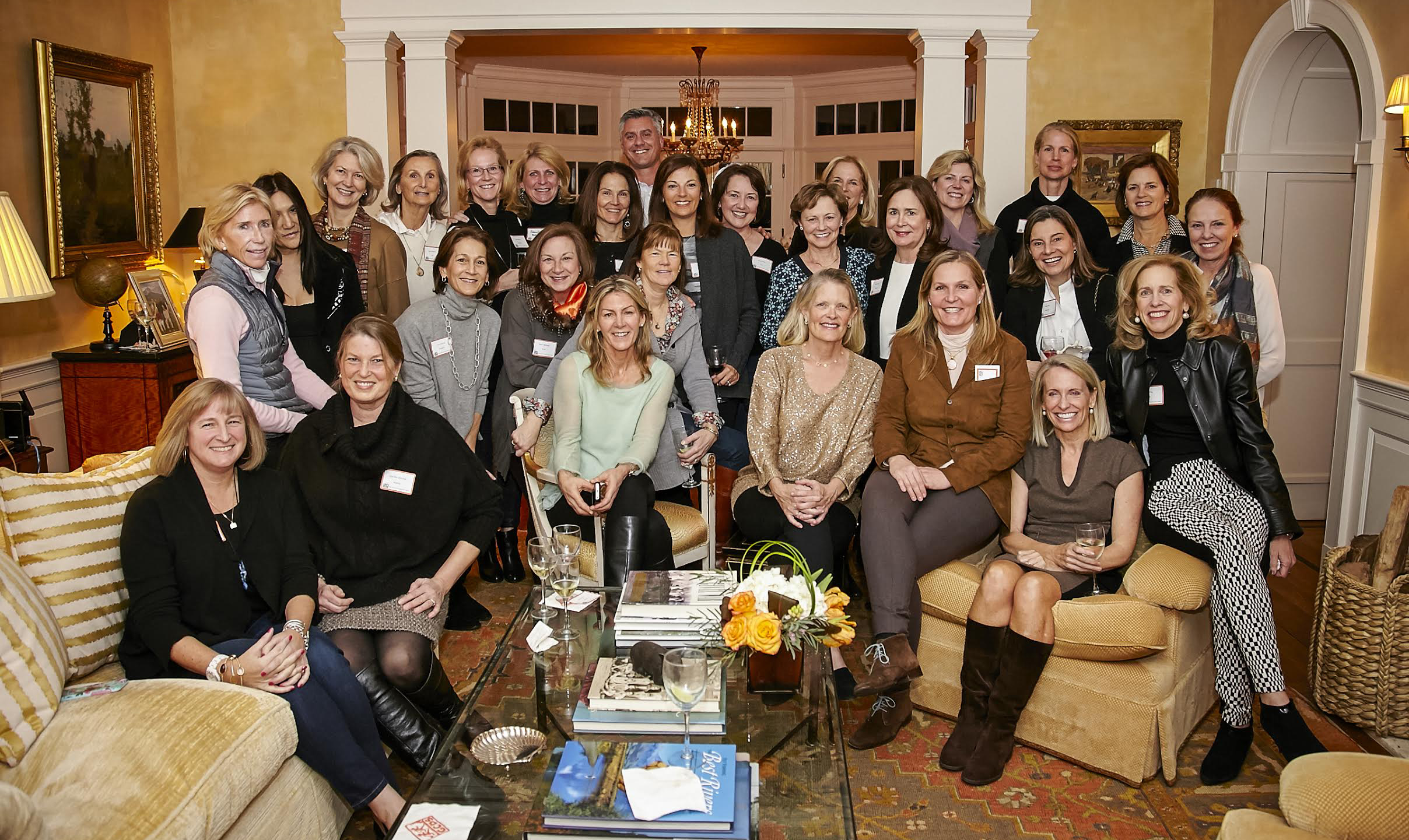 Mothers of the class of 2007 gather with their "GCDS family."