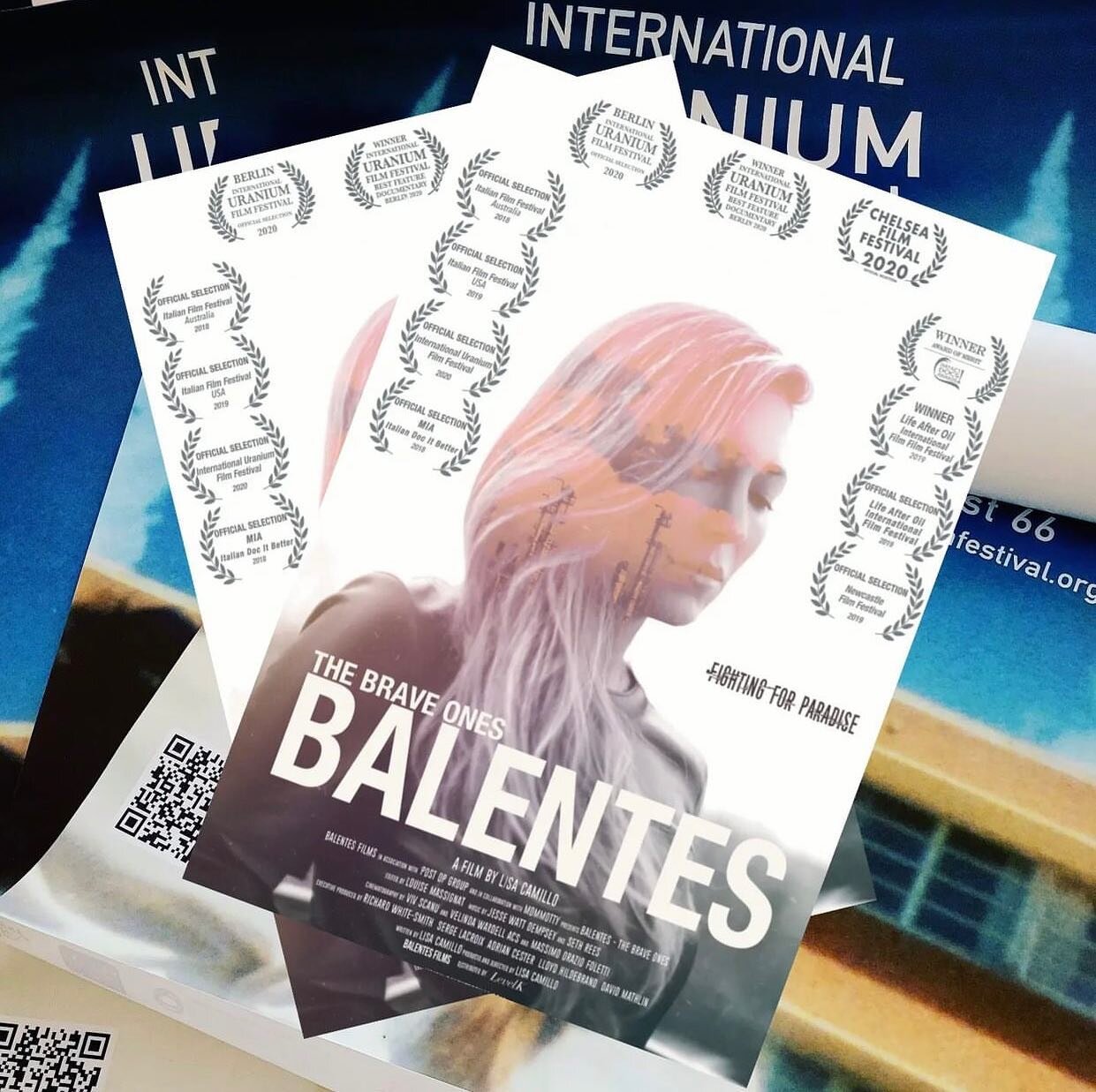 I&rsquo;m so excited to be back in Berlin at the @uraniumfilmfestivalberlin for 2 screenings of my feature film @balentes_film 📽🍿 it&rsquo;s already been 2 years we were there when they awarded it &lsquo;best feature documentary&rsquo; 🖤🎬 #docume