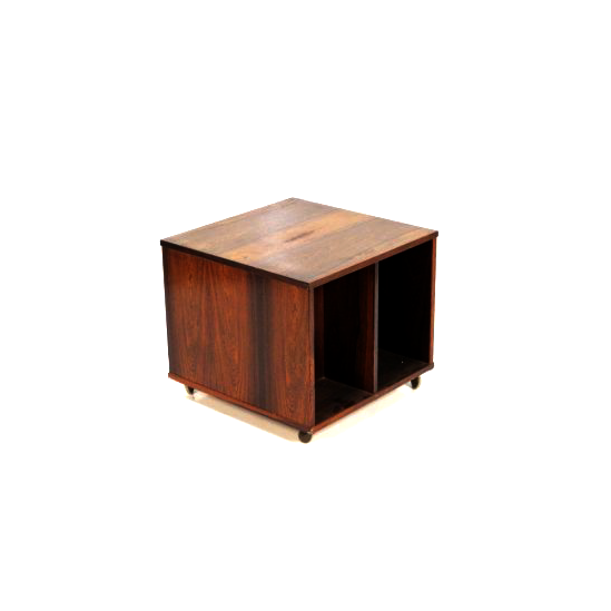 Rosewood Magazine Holder/Side Table