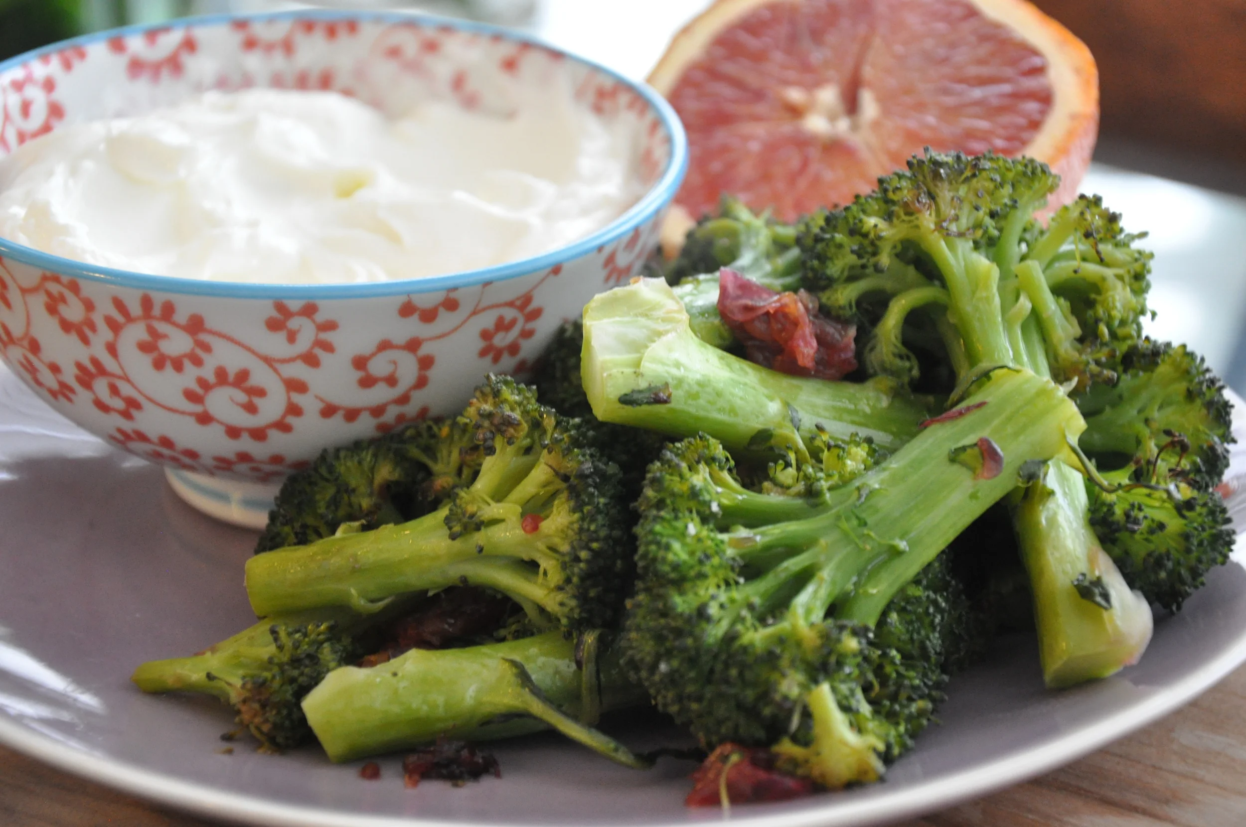 Blood Orange Broccoli