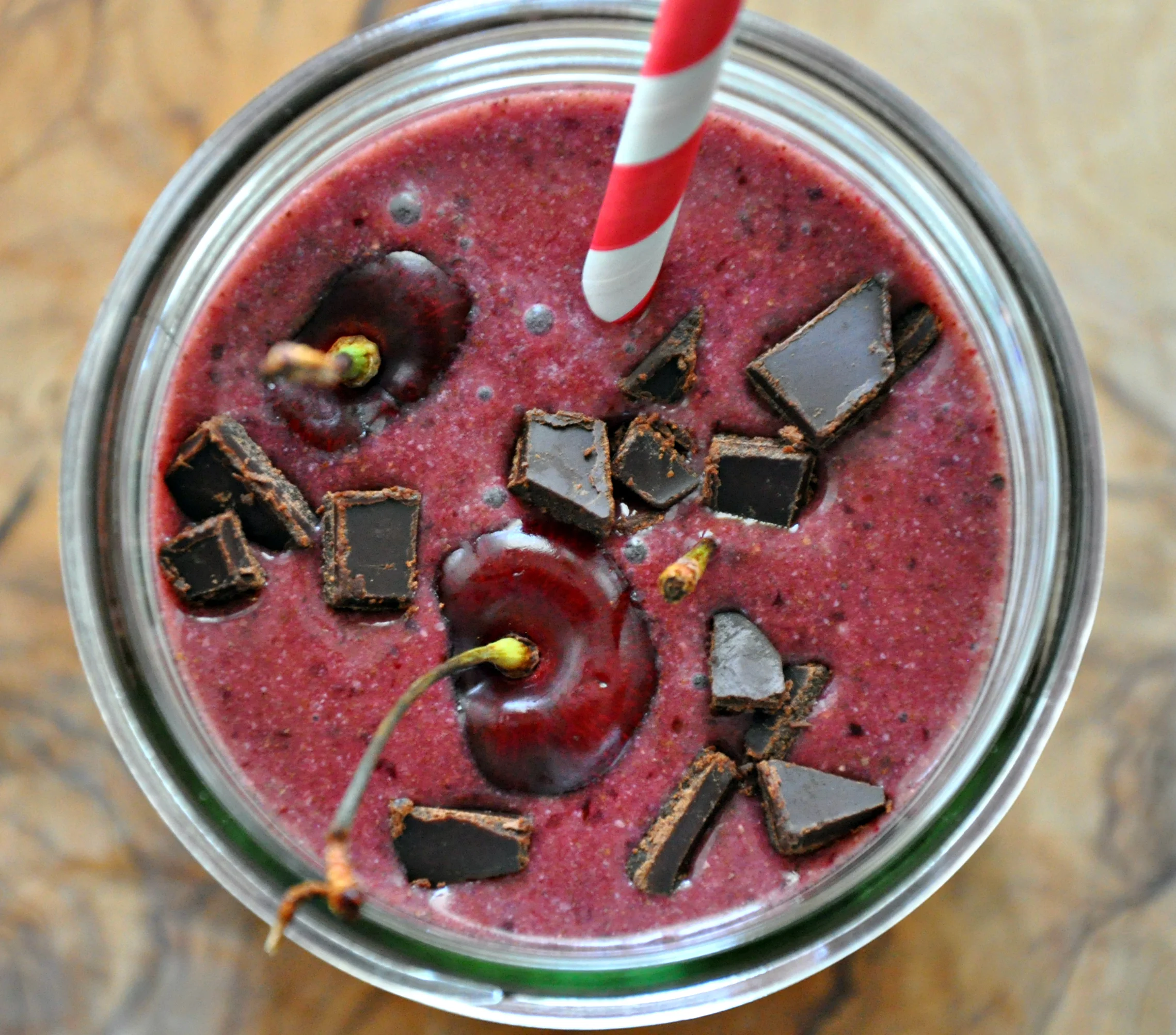 Cherry Gar-Chia Smoothie