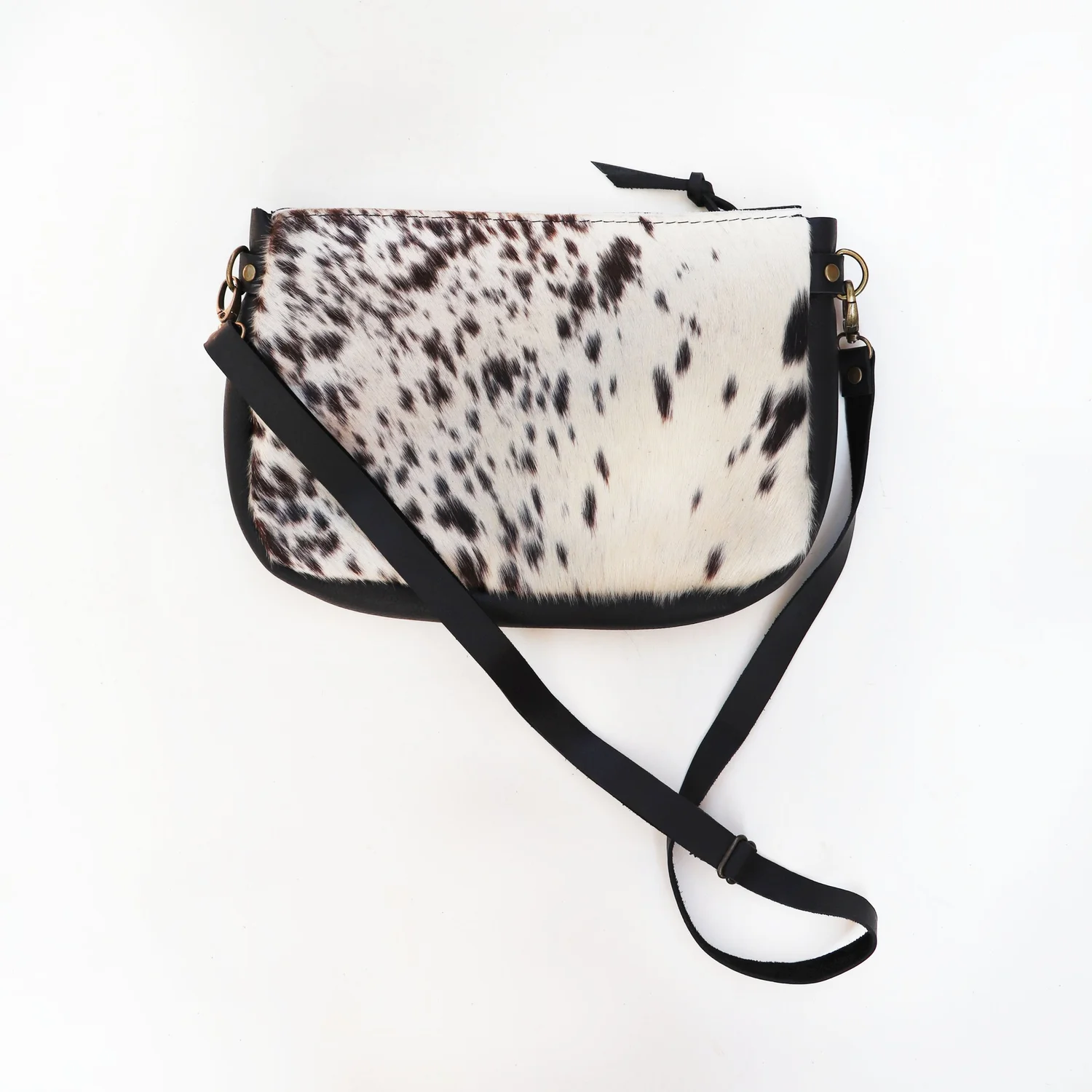 Leather Cross Body with Zipper, The Annie — Hawks & Doves