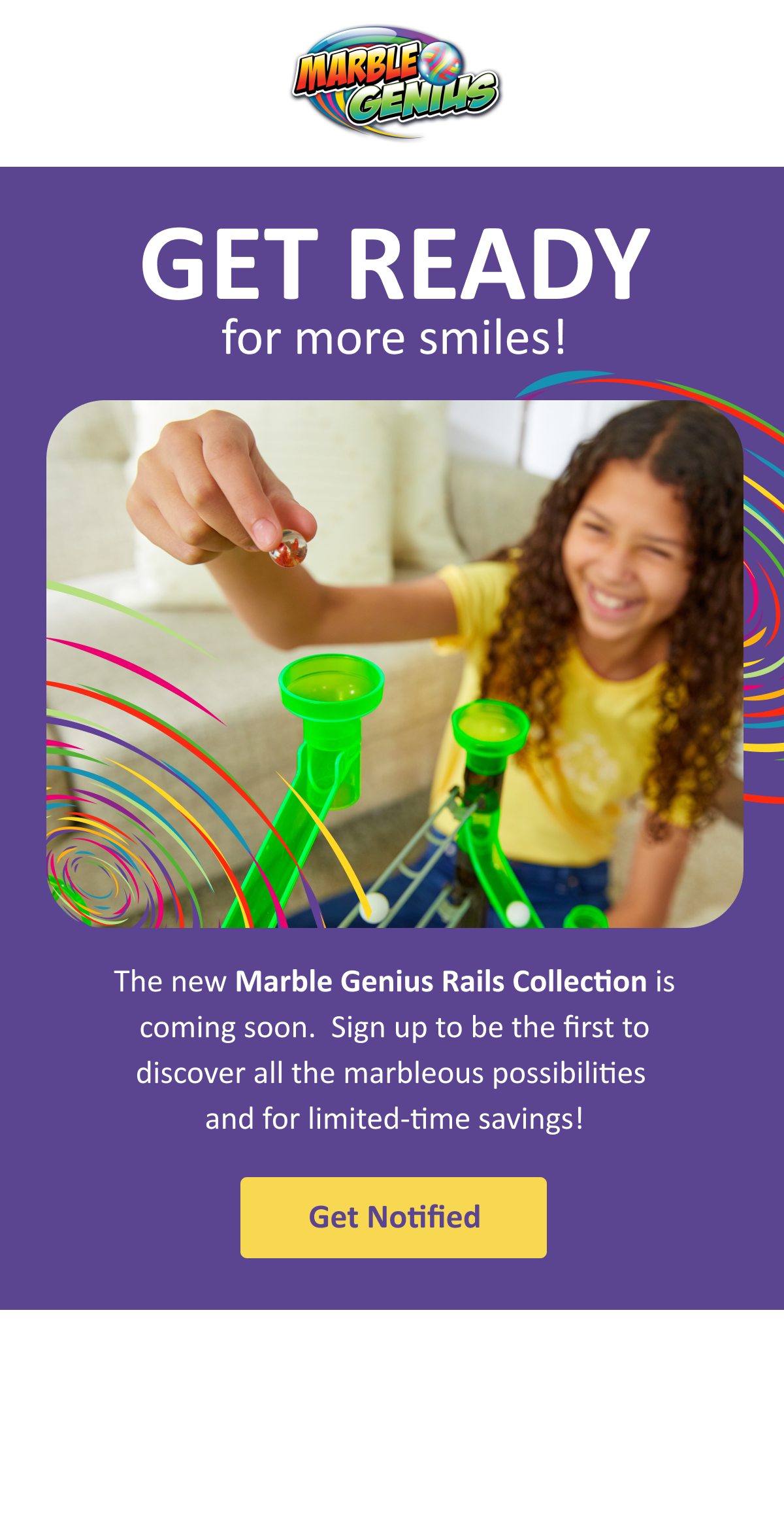 Marble Genius Teaser Email