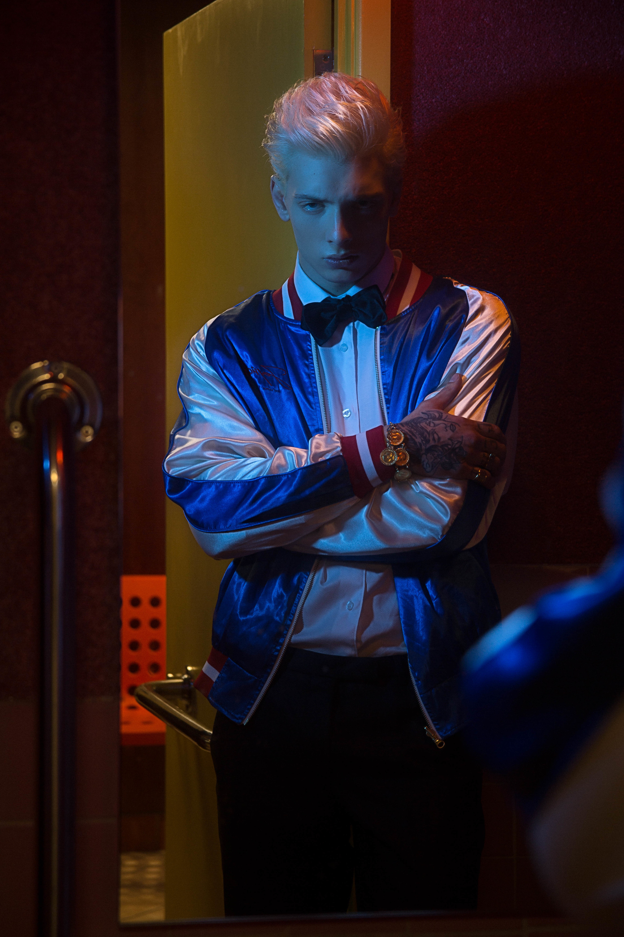   Jacket: Joyrich Bowtie: Peckham Rye Shirt: Anthony Marato   