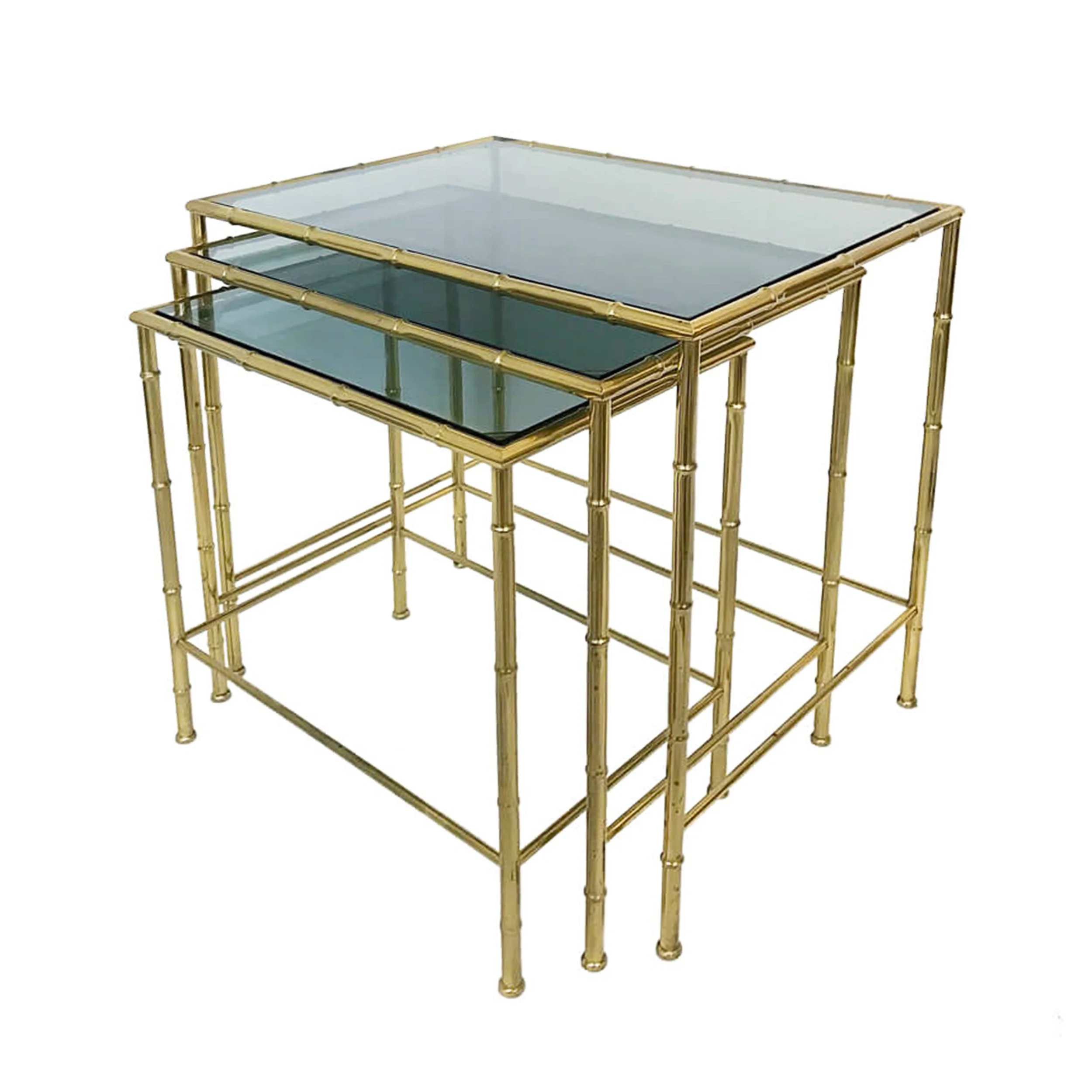 Brass Faux Bamboo Nesting Tables.jpg