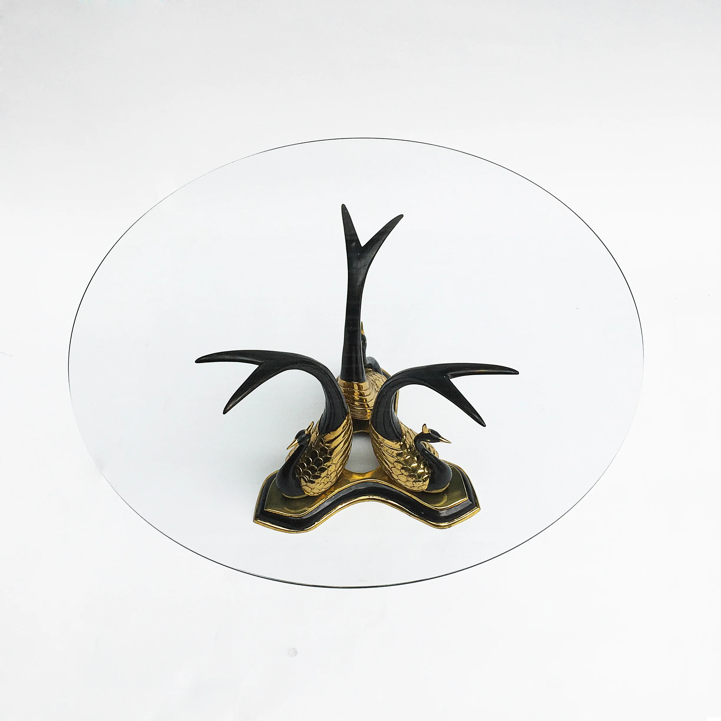 Brass Peacock Side or Coffee Table3.jpg