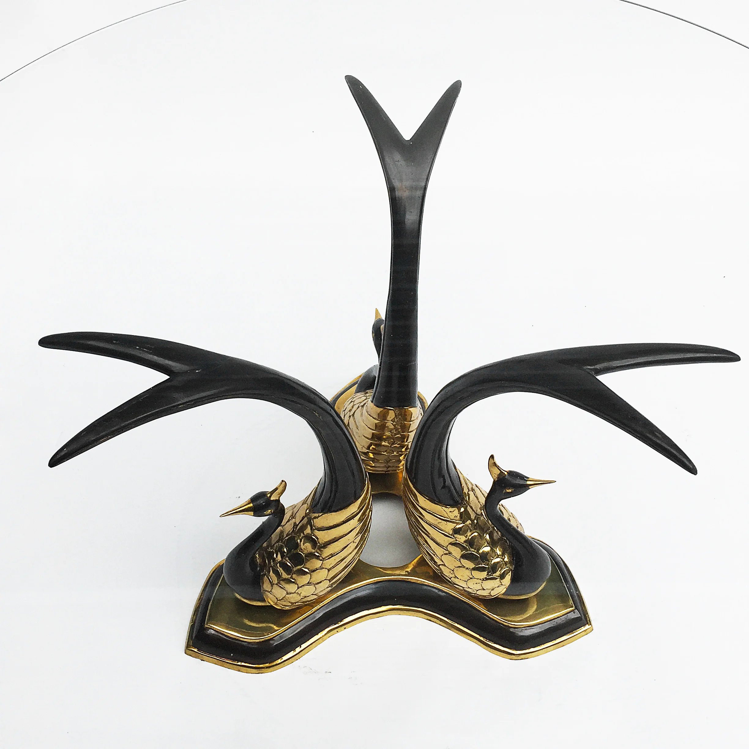 Brass Peacock Side or Coffee Table4.jpg