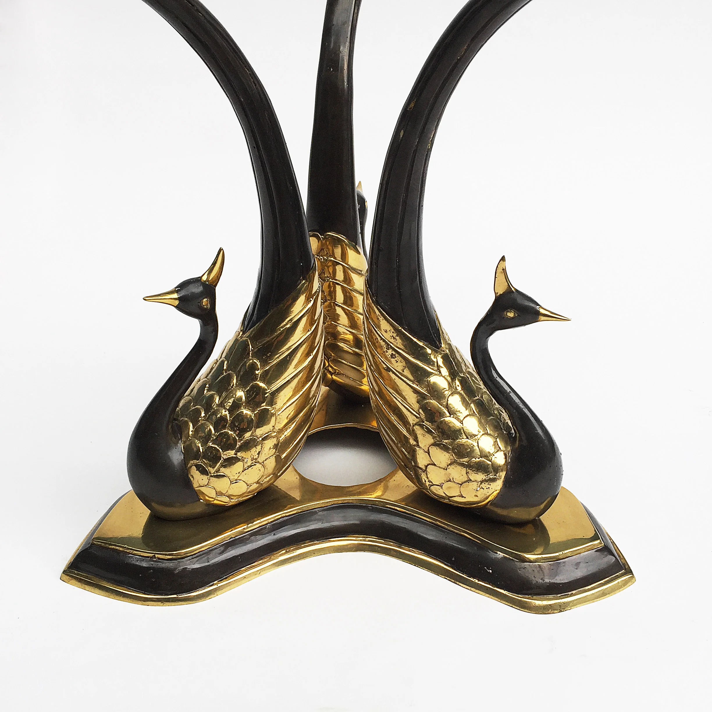 Brass Peacock Side or Coffee Table6.jpg