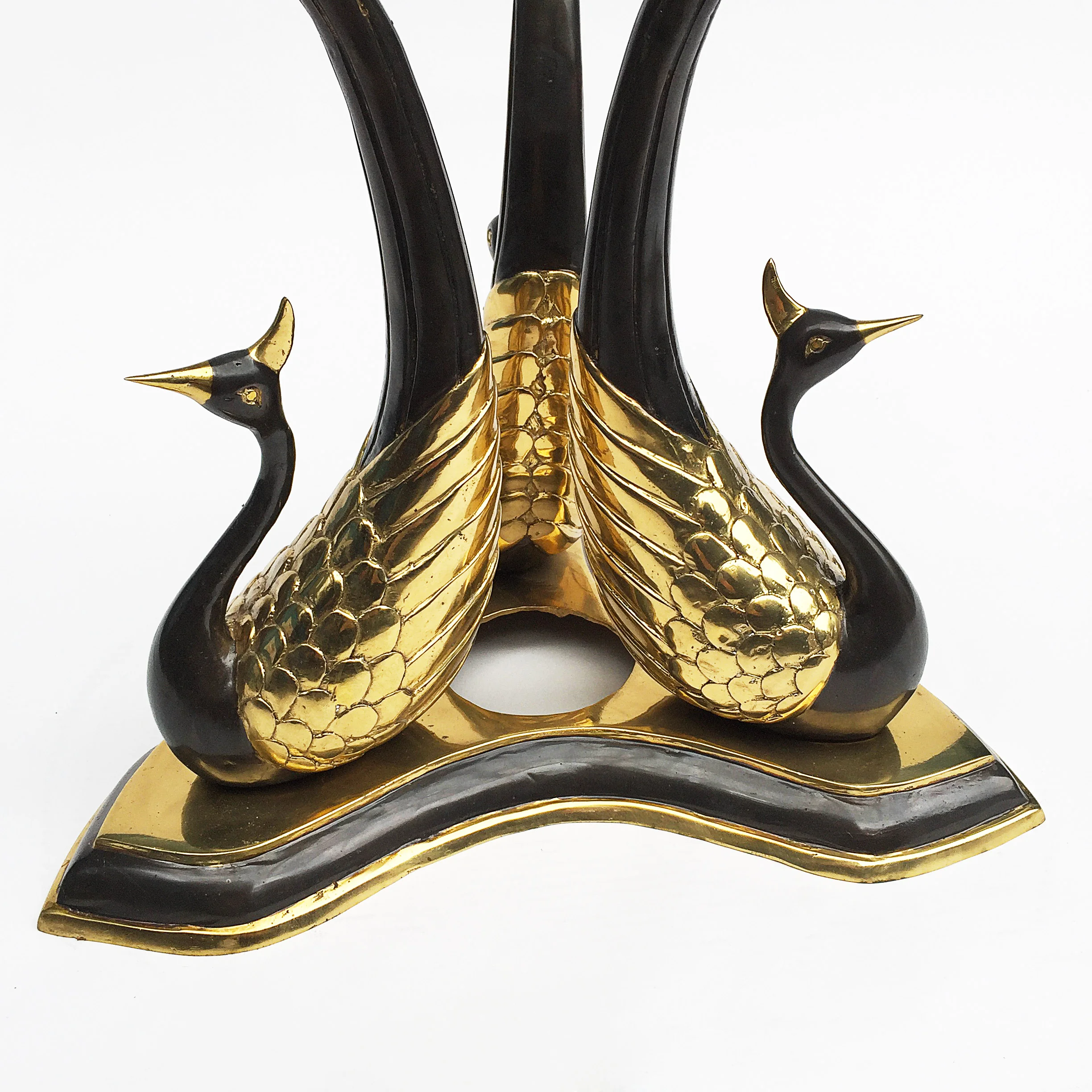 Brass Peacock Side or Coffee Table7.jpg