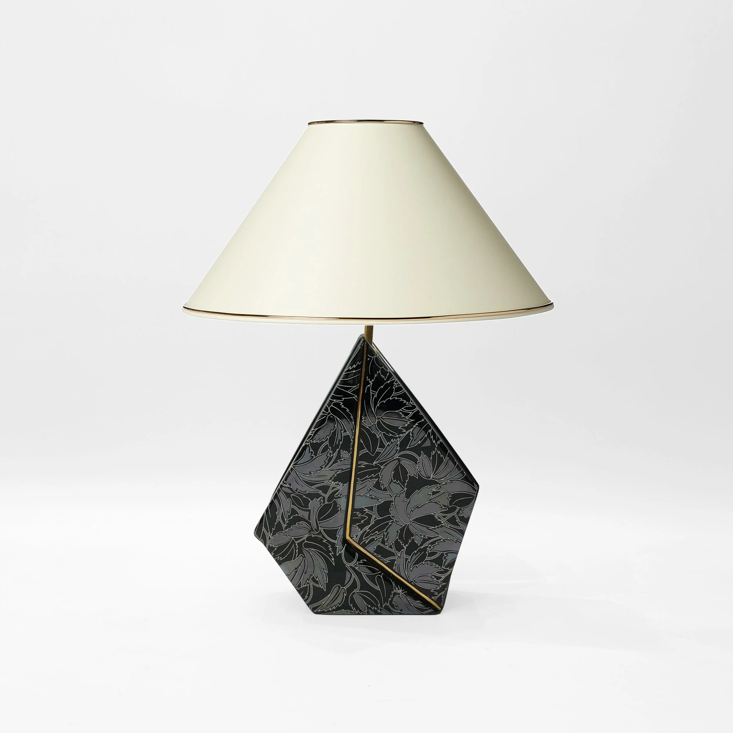 Ceramic Polygonal Iridescent Postmodern Table Lamp 2.jpg