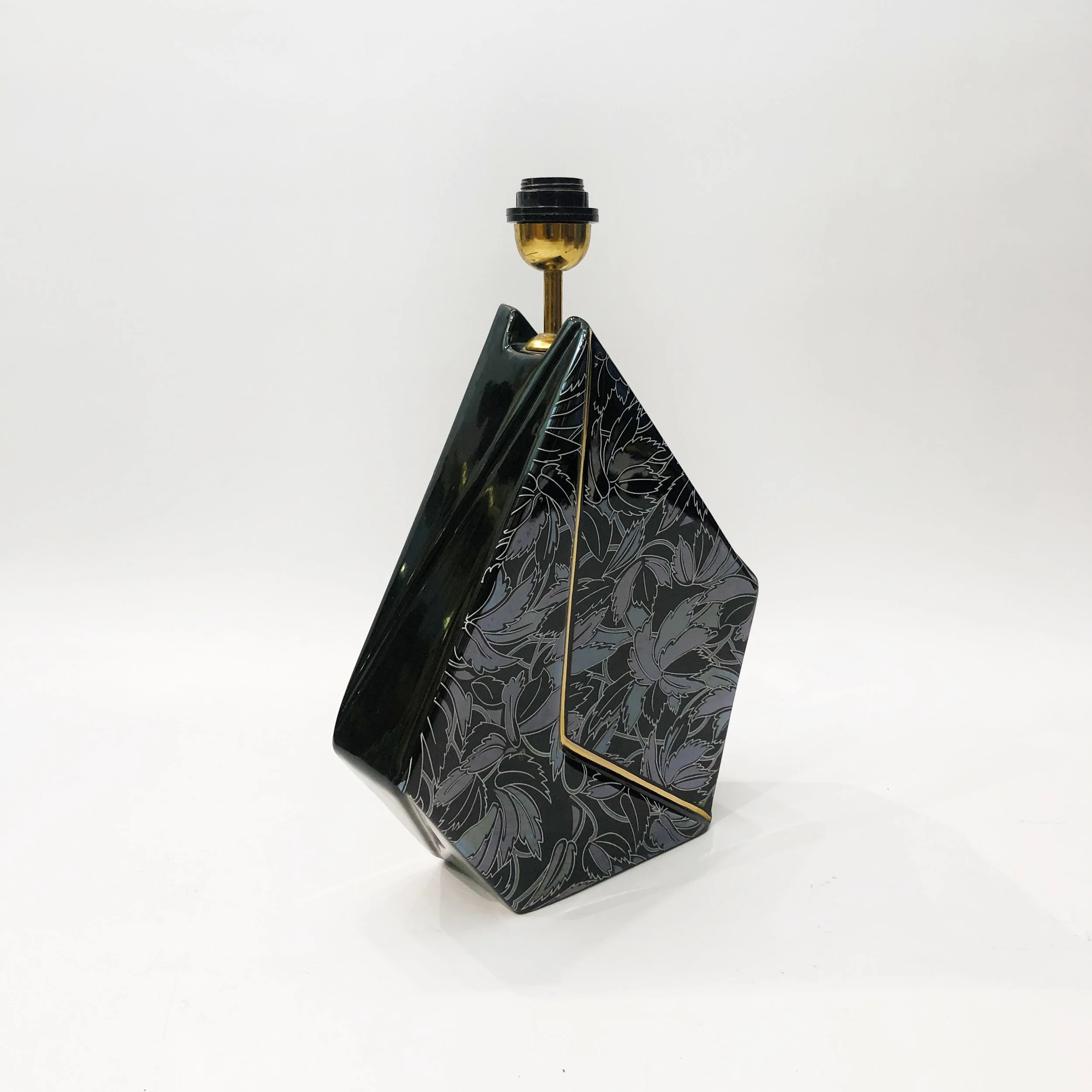 Ceramic Polygonal Iridescent Postmodern Table Lamp 6.jpg