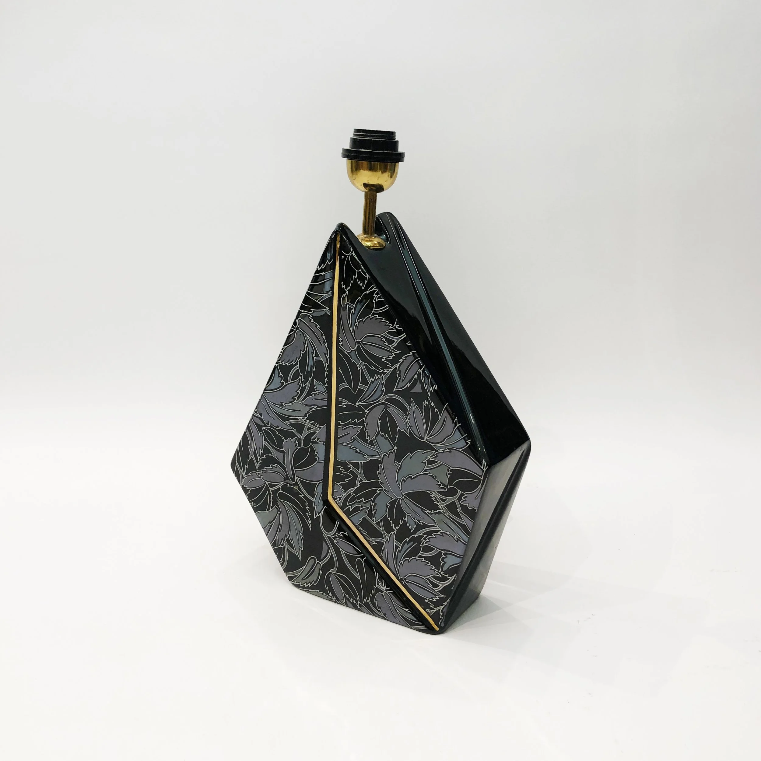 Ceramic Polygonal Iridescent Postmodern Table Lamp 7.jpg