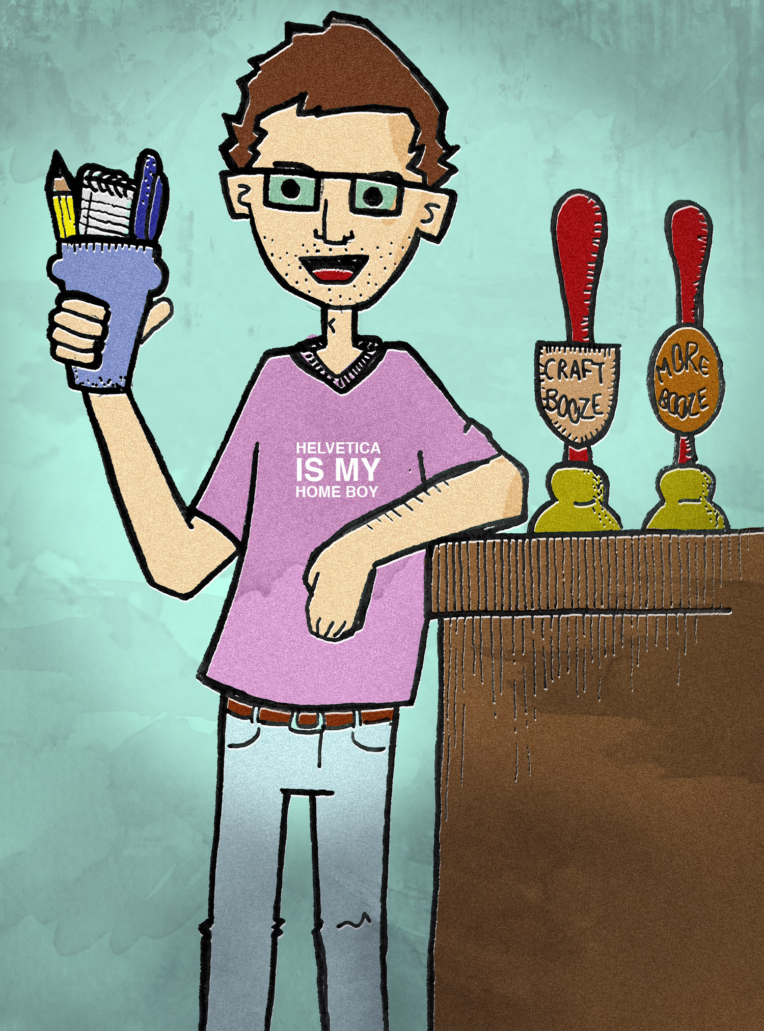 The Pub Line Creative. Illustration by Daniel Evans 