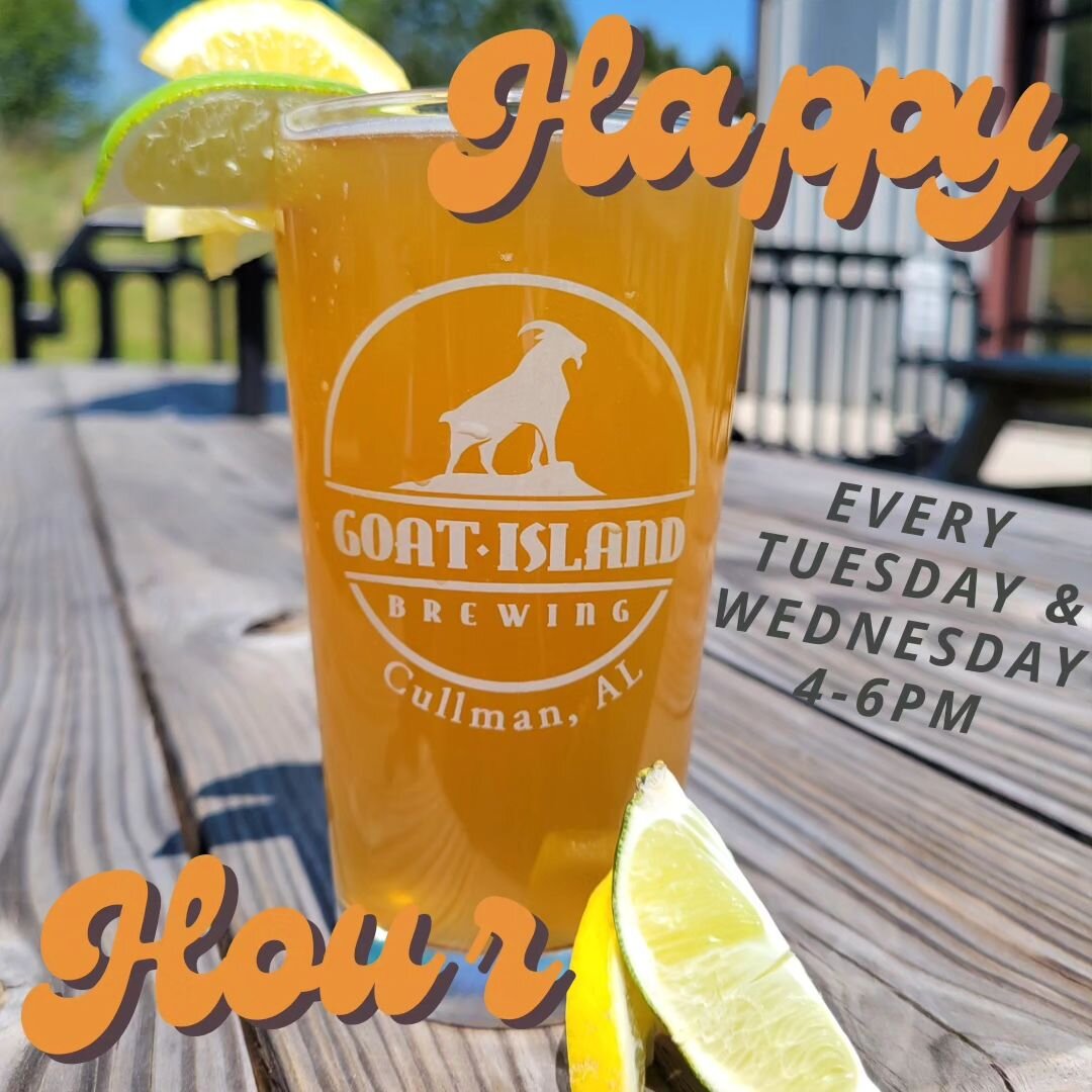 You know what today is!
Happy hour 4-6pm 🍻
👉BLIND-DRAW CORNHOLE 5-8PM 

$4 craft beer pints (your choice) 
$5 wine glass special (ask for wine of wk)

#nobaaaadbeer #goatislandbrewing #goatisland #craftbeer #happyhour #cornhole #tuesdaynight