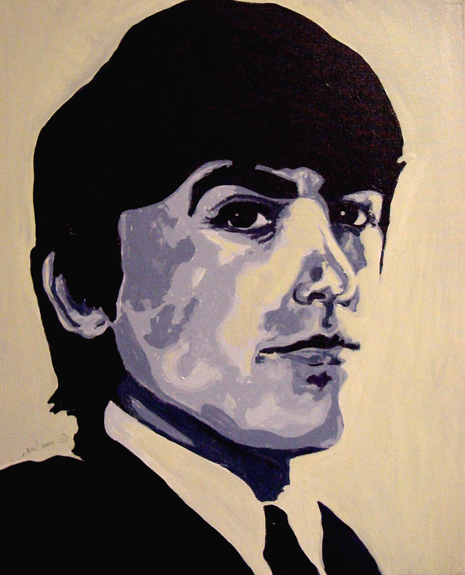 George in Blue. 2001. Sold.