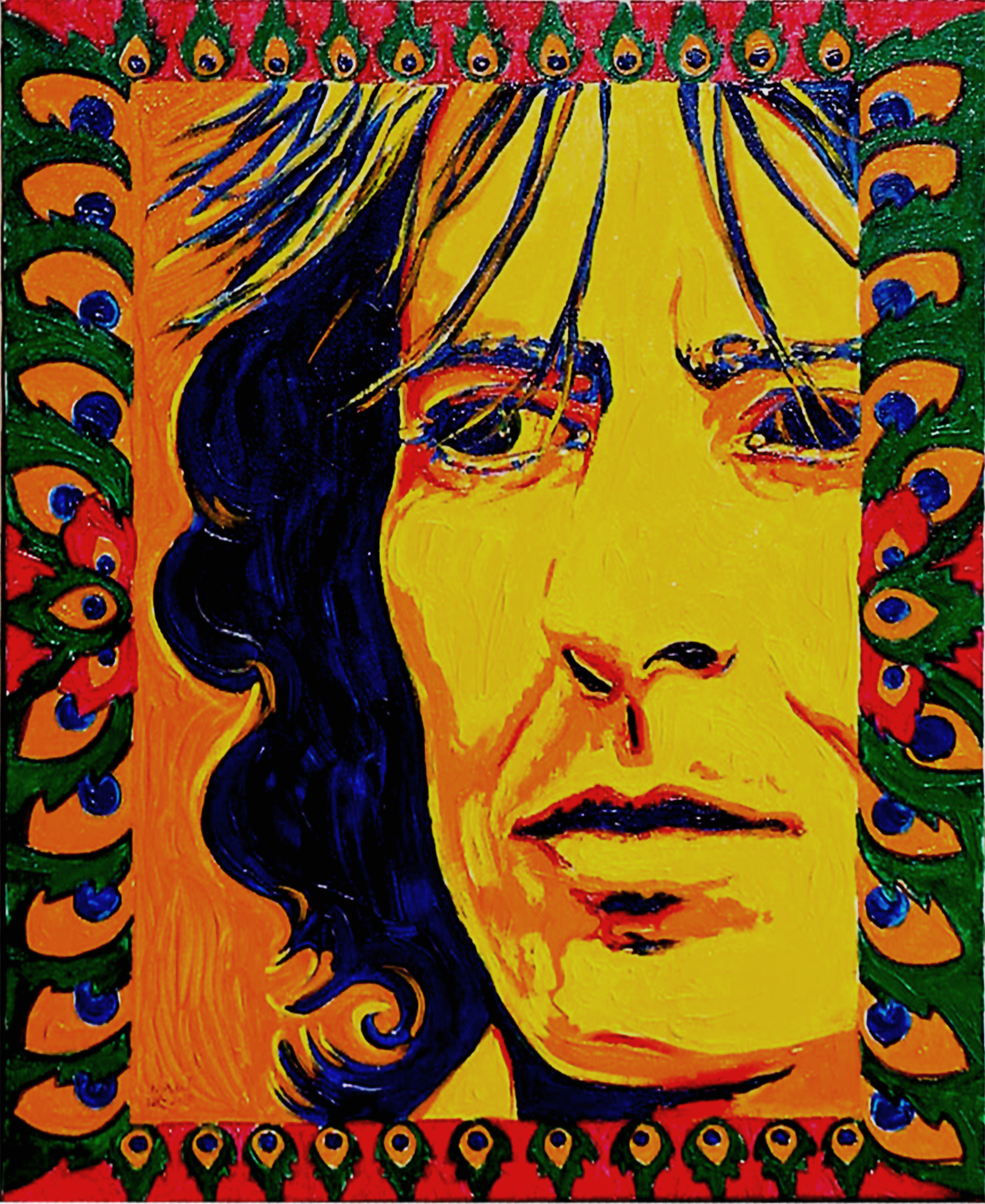 George Harrison in technicolor, 2005. Sold.