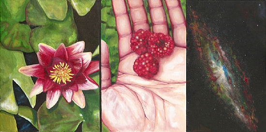 Elements, 2007. Oil and Oil Pastel on canvas. Available.