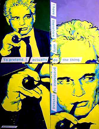 Derrida, 1999. Commission, University of Texas.