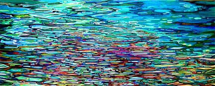 Lake Reflections 1, 2005. Sold.