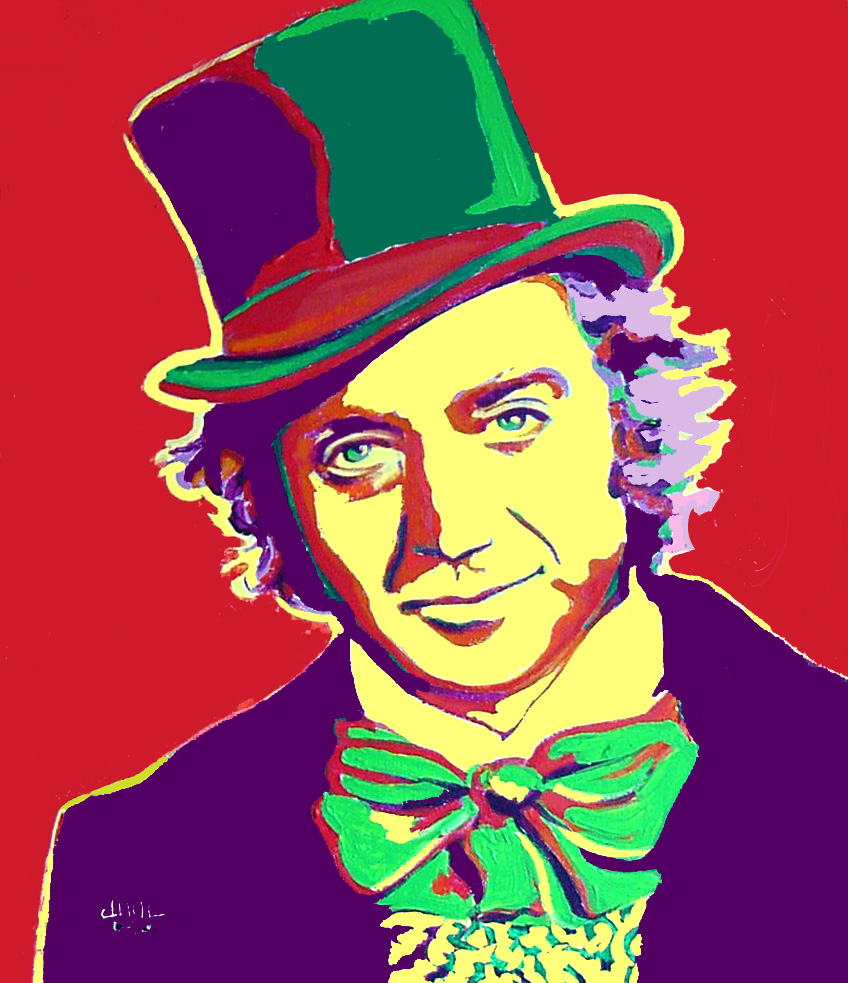 Gene Wilder, Willy Wonka. Commission.