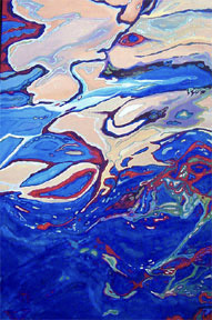 Swirling Reflections, Oil. 2006. Sold.
