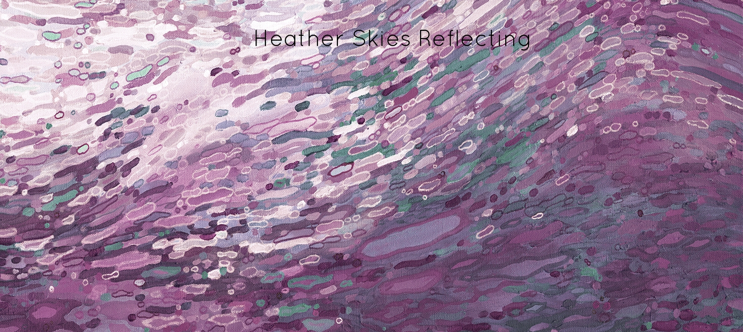 Heather Skies Reflecting. Commission.