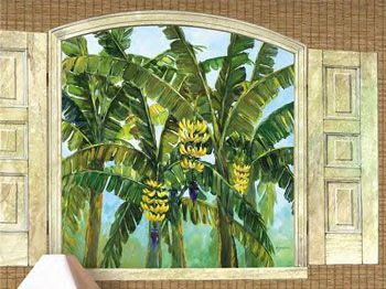 Wall Mural. Mid 1990's.