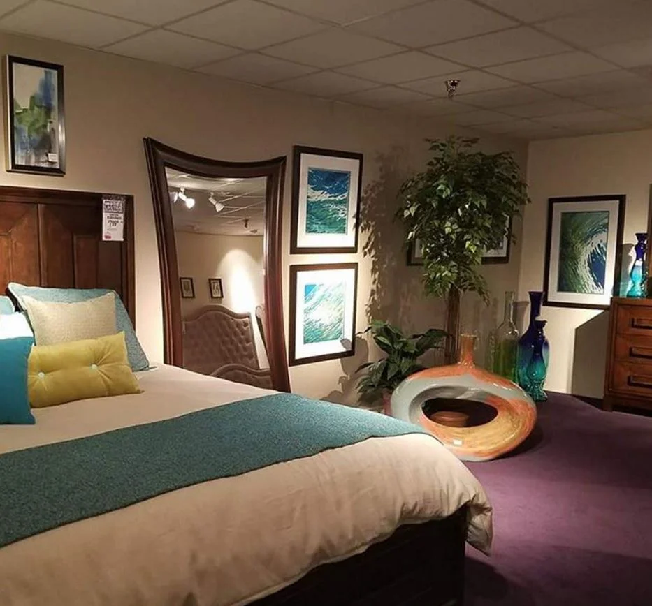 Kane's Furniture showroom. Featured Art. 2016