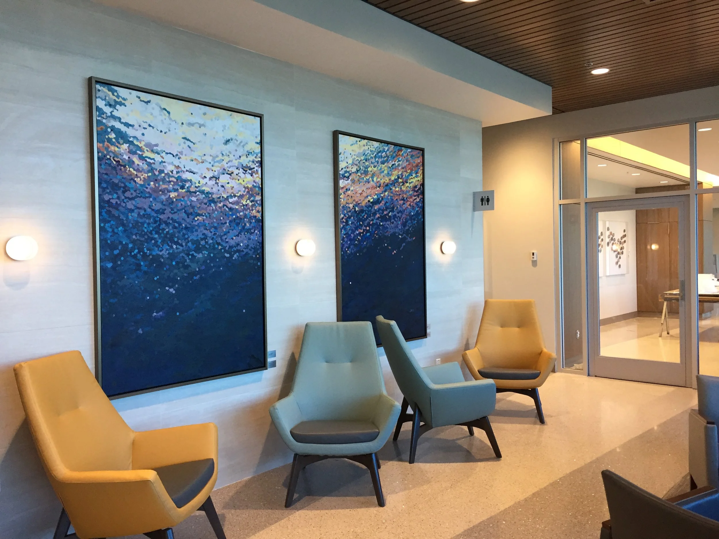 Lobby, New Tampa General Hospital. Commissions 2017.