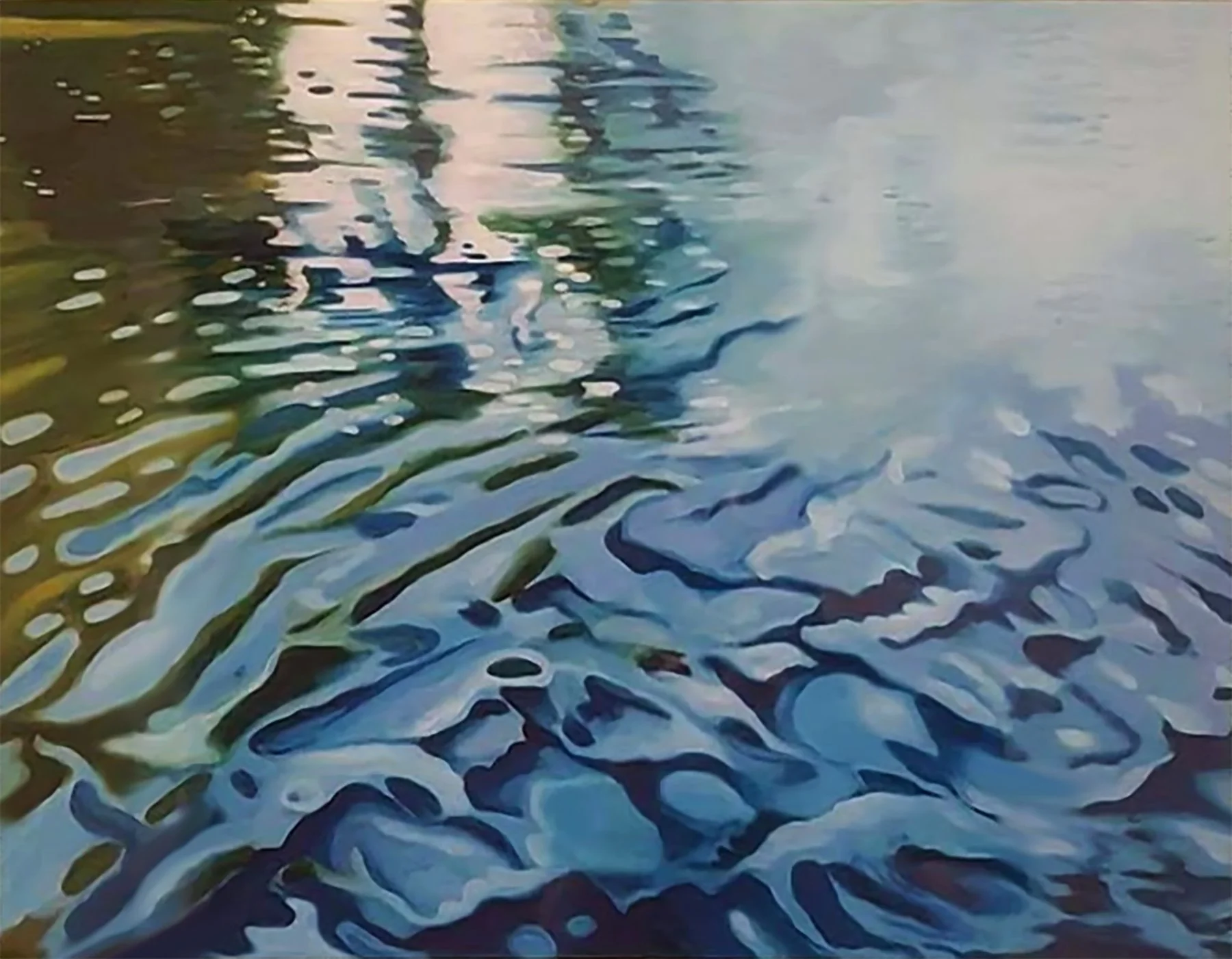  Lake Landscape, 1999. Sold to Hilton Anatole Hotel Dallas, TX. 