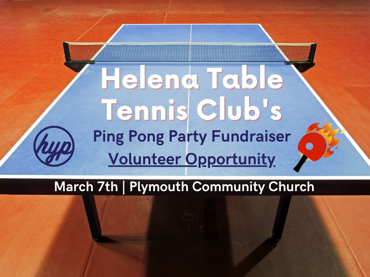 Helena Table Tennis Club's Helena Ping Pong Party Fundraise