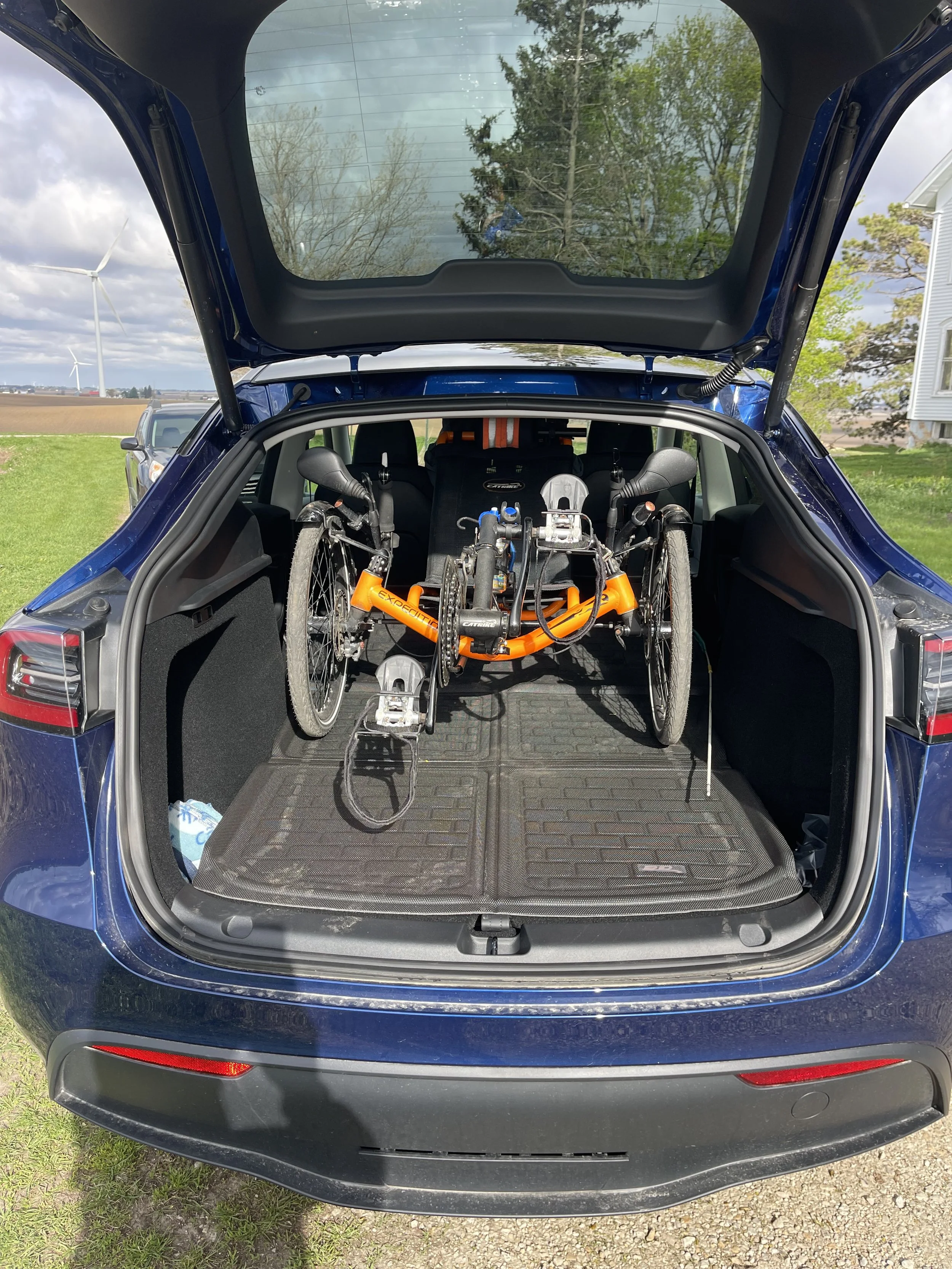 Will a Recumbent Trike Fit in a Tesla Model Y?