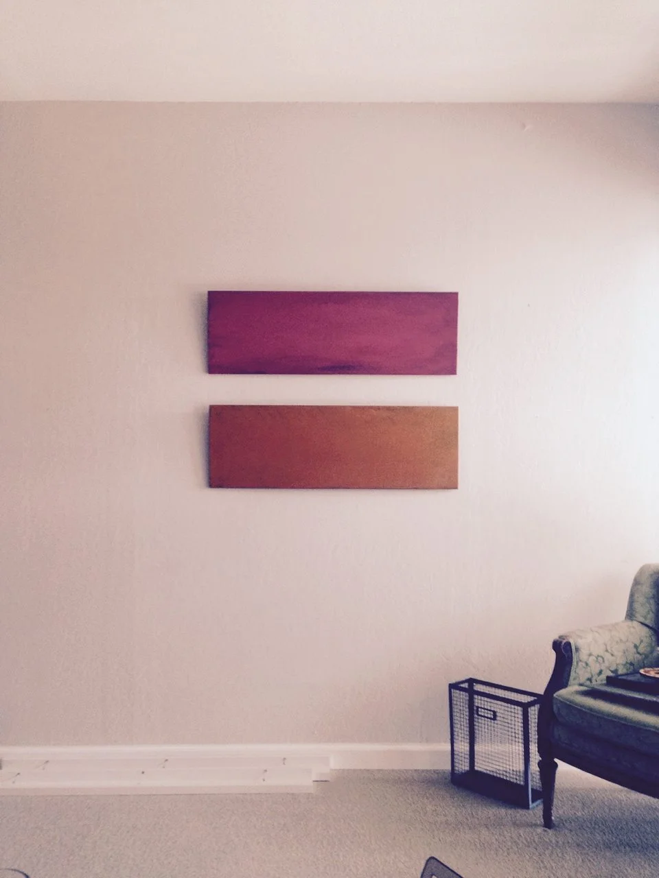 House Paint on Wooden Boards