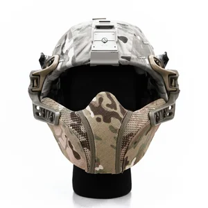 fast mt helmet mandible FMA EX All-Terrain Half Face Mask w/ Ear Face Protecti– APEXTAC GEAR Ops-Core FAST Mandible - BALLISTIC