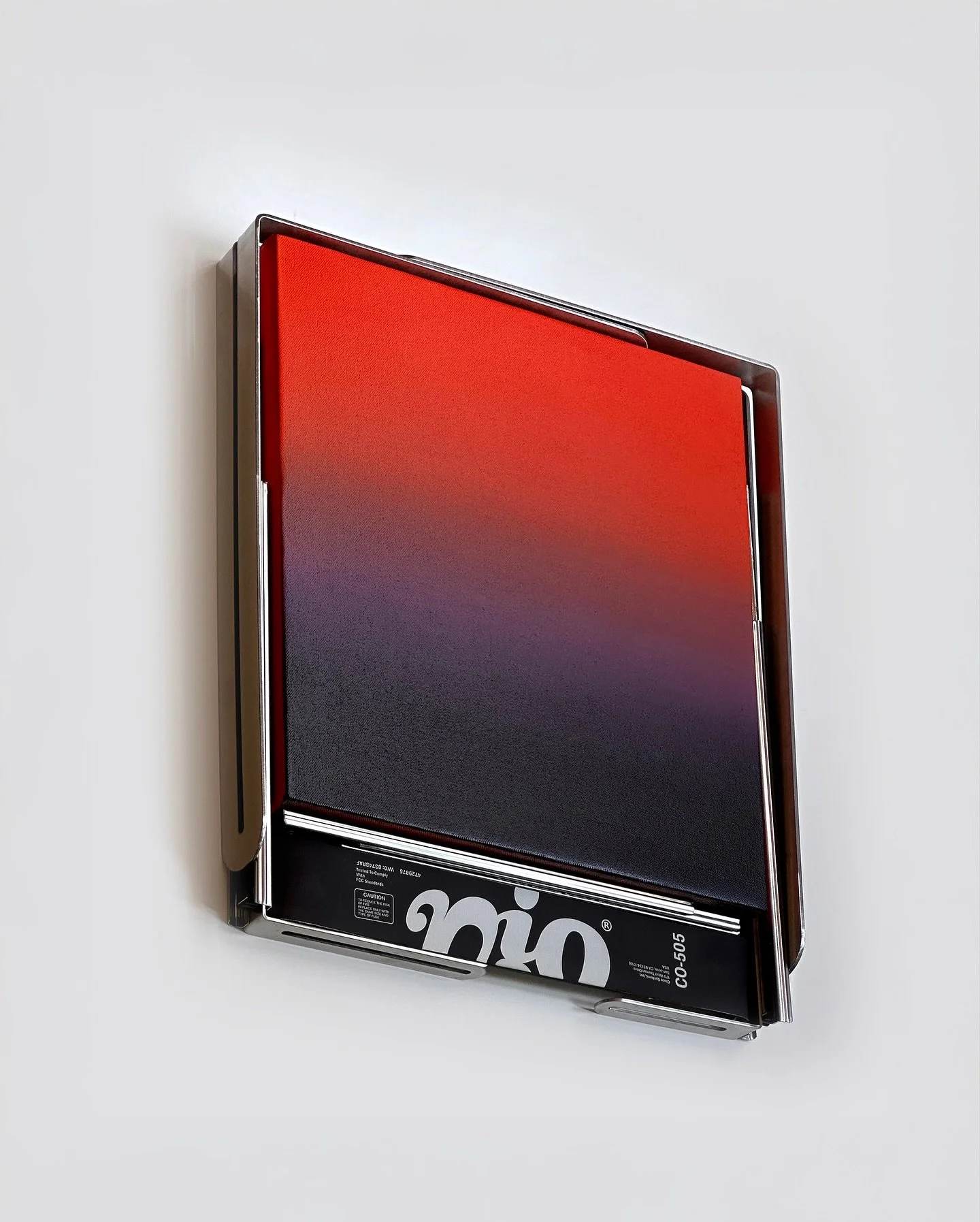 Notes From the Schwarzschild Horizon &bull; (Stainless Steel, Acrylic, Silkscreen) &bull; 15 x 20 inches (10.5 lbs)