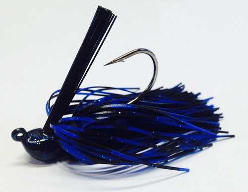 Lot of 3 PRECISION TUNGSTEN 3//8oz TUNGSTEN FOOTBALL HEAD Jigs in Black color
