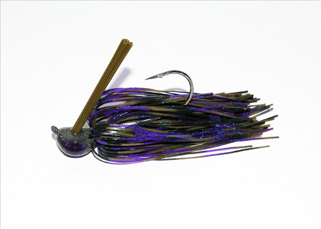 Arky Bass Jig Weights, 3 Bell Purple Body, Tarantula Skirt Opt Opt 3 11 