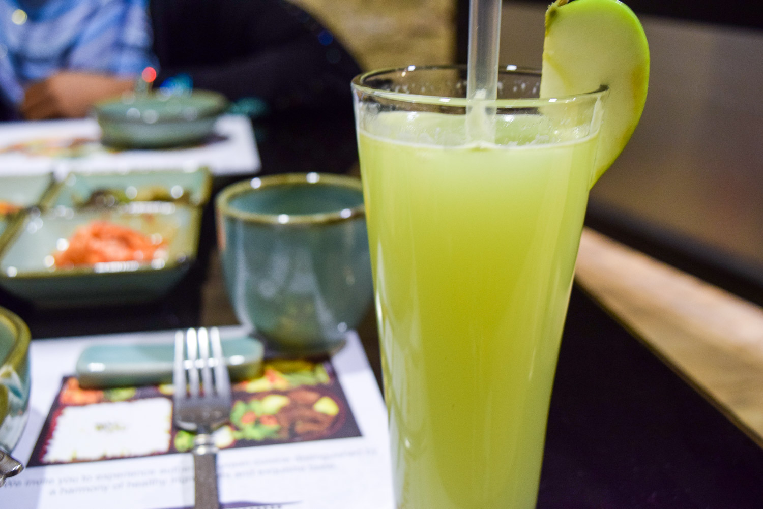 Green Apple and Lemon, Aishah had some watermelon something something... at this point who cares what Aishah had right? She clearly won the better meal competition... *le sigh*