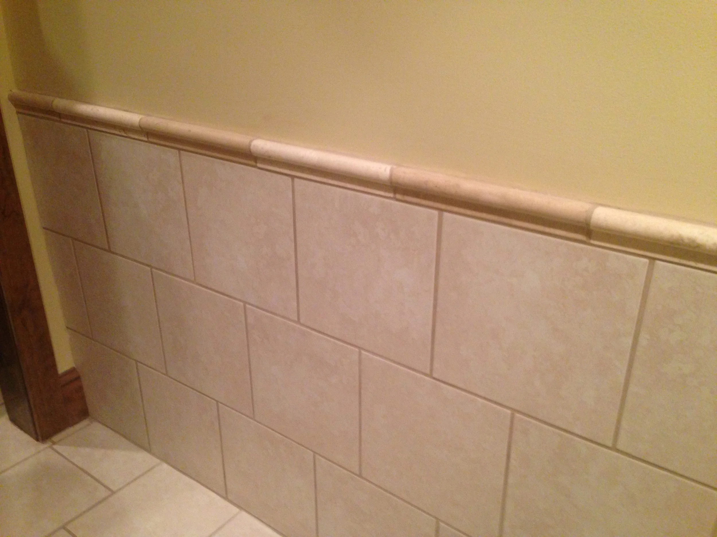 Custom tiled wall