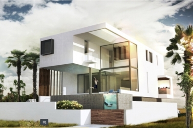 Exterior Rendering of the Anna Maria Island Residence