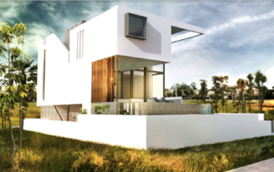Exterior Rendering of the Anna Maria Island Residence