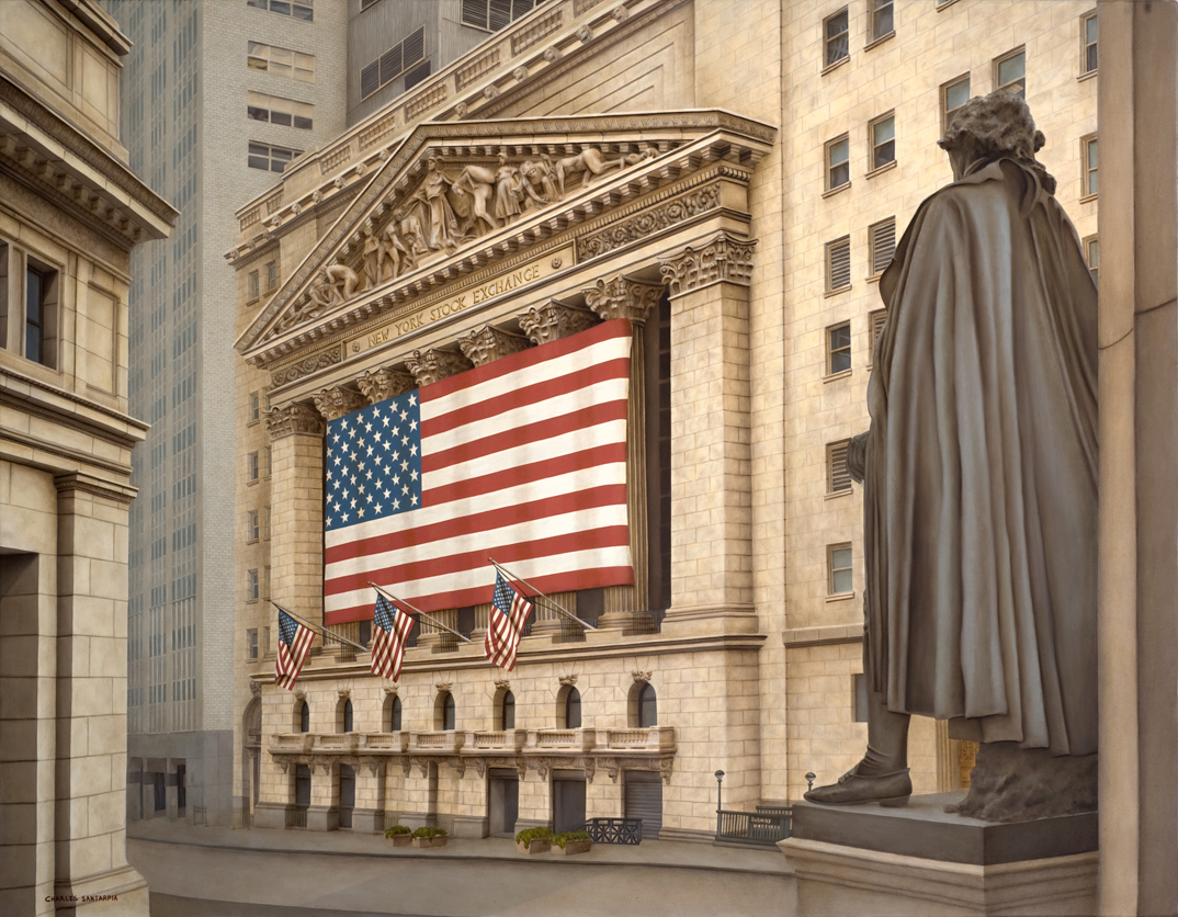 Washington Overlooking the Exchange