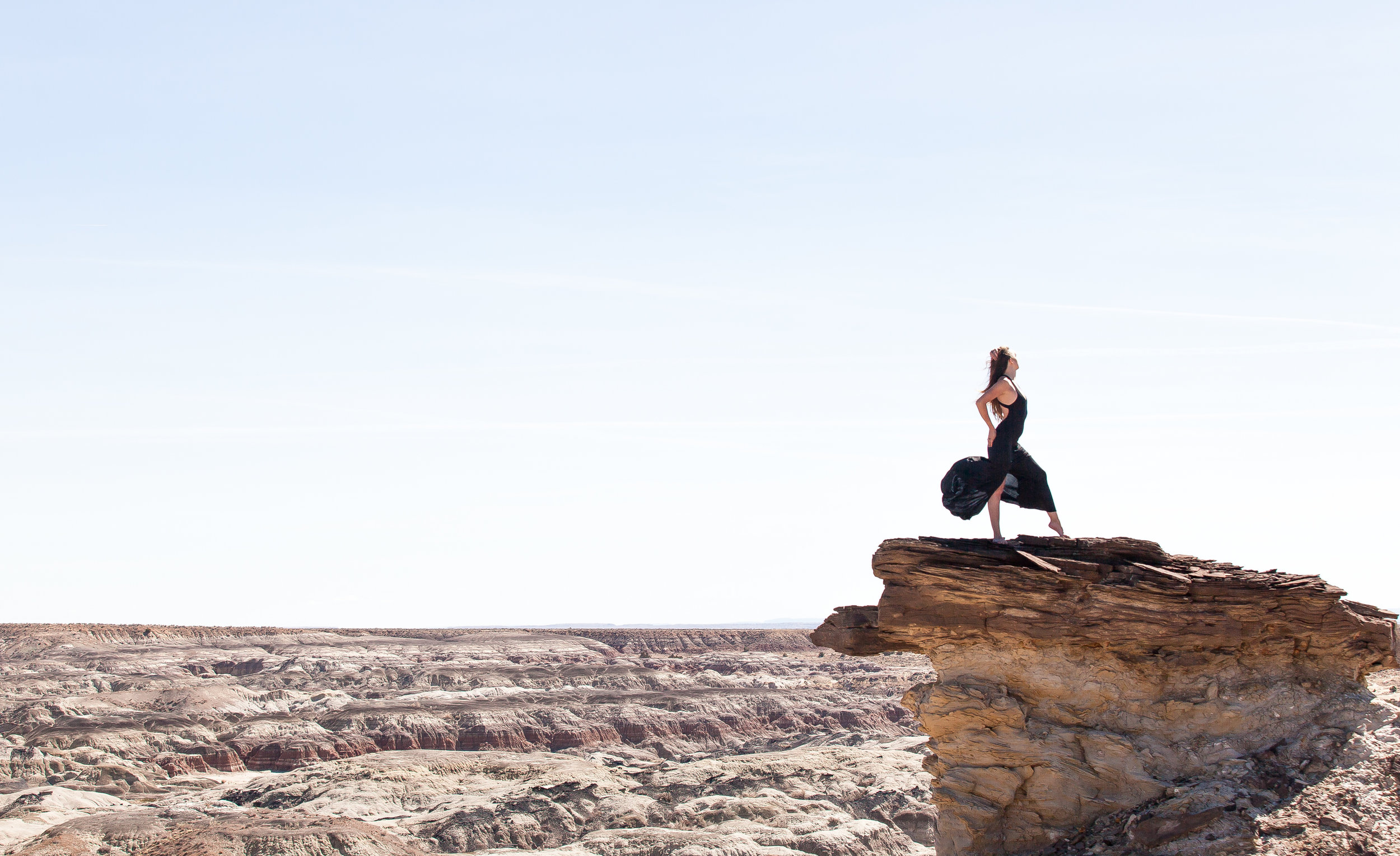 Bisti Badlands Boudoir By Durango Boudoir Photographers Alexi Hubbell Photography