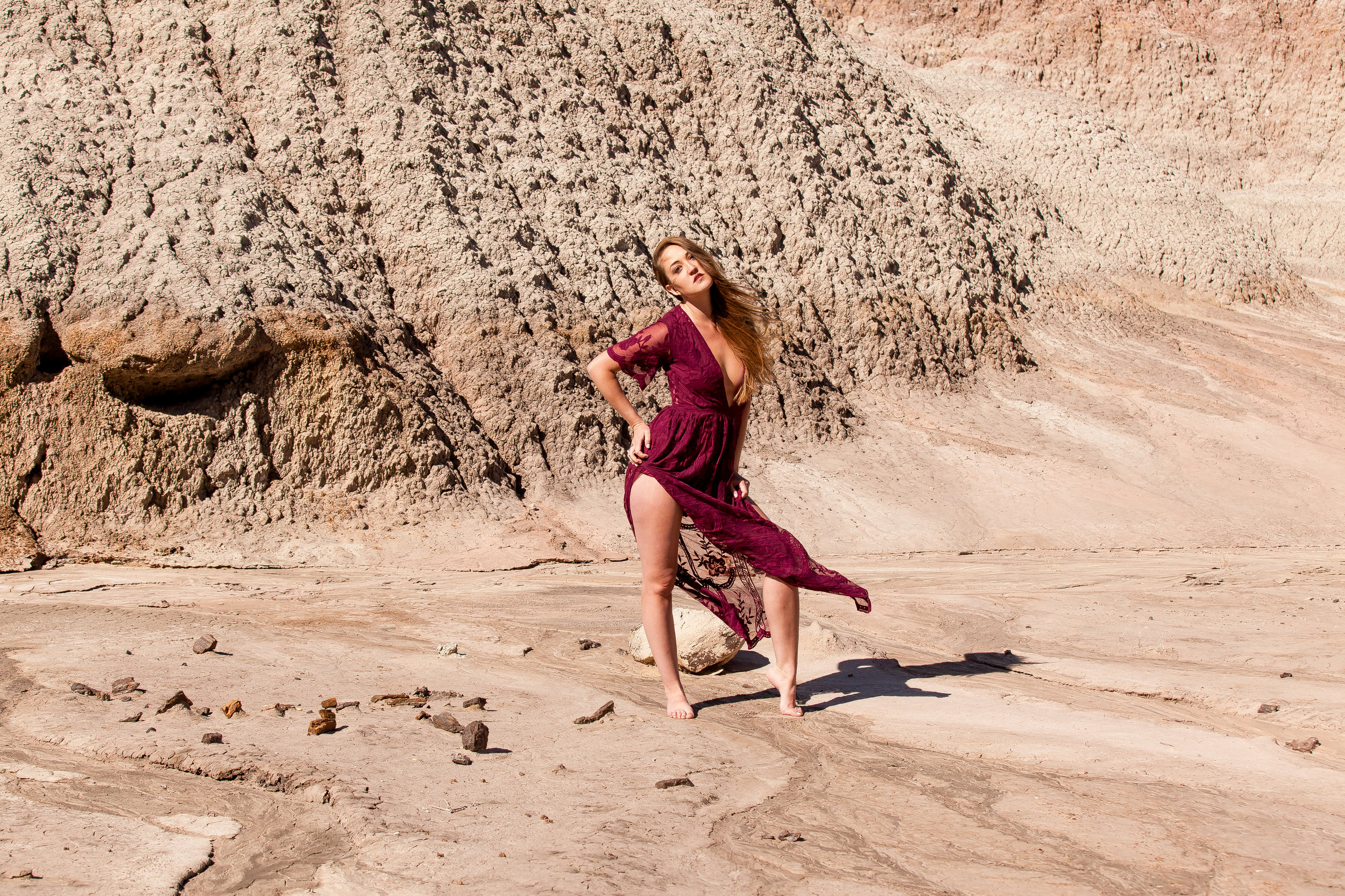 Bisti Badlands Boudoir By Durango Boudoir Photographers Alexi Hubbell Photography