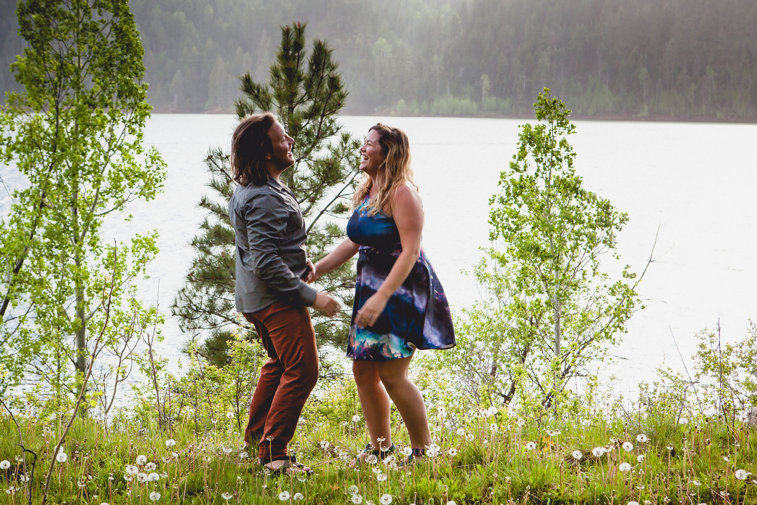Durango Colorado Wedding Photographers, Engagement photos by Alexi Hubbell Photography, Paddle Boarding Engagement photos