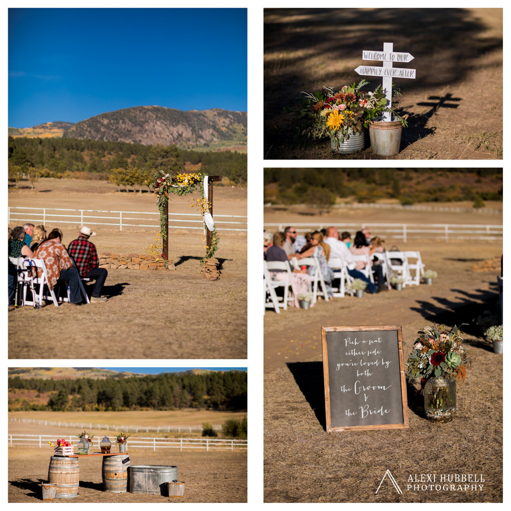 Mancos COLORADO wedding echo basin ranch  Fall wedding Durango