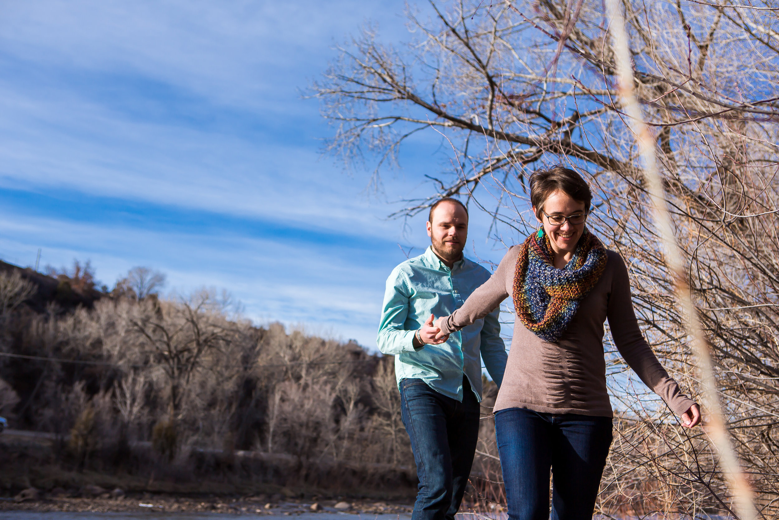 Durango Colorado Wedding, Engagement Photographer   Animas River Trail