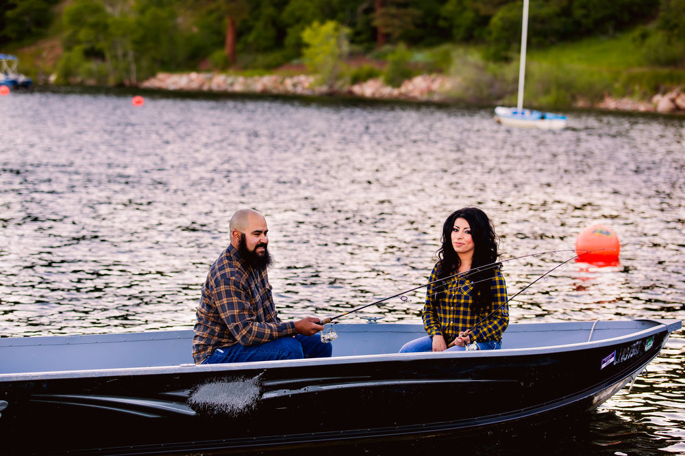 Vallecito Fishing Engagement Session: Brittany + Jason