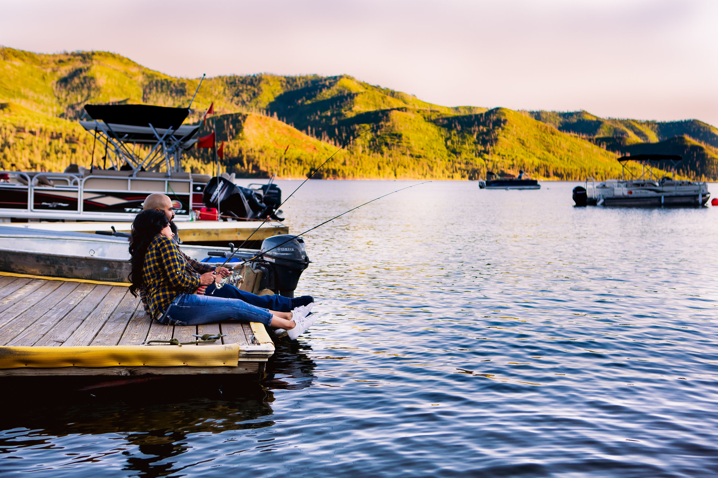 Vallecito Fishing Engagement Session: Brittany + Jason